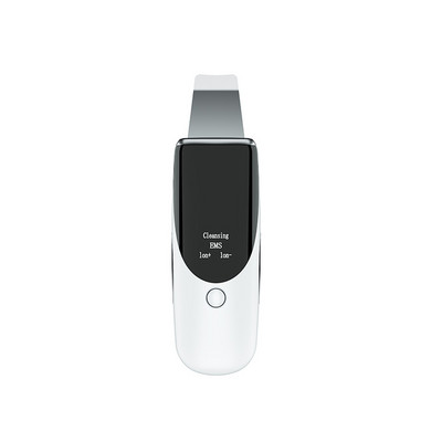Spatulă pentru peeling facial Dispozitiv de curățare a porilor Mașină de curățare a ridurilor Scrubber cu ultrasunete pentru piele EMS Ion Cuticule Instrument de îngrijire a pielii pentru pete întunecate