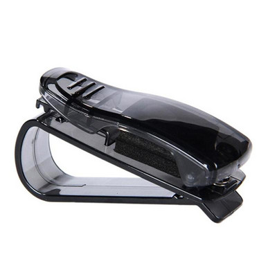 Suport de fixare pentru ochelari de mașină Suport de clemă pentru vizor de soare pentru auto Suport pentru ochelari Suport pentru carduri pentru ochelari de soare pentru ochelari de soare Accesorii pentru mașină
