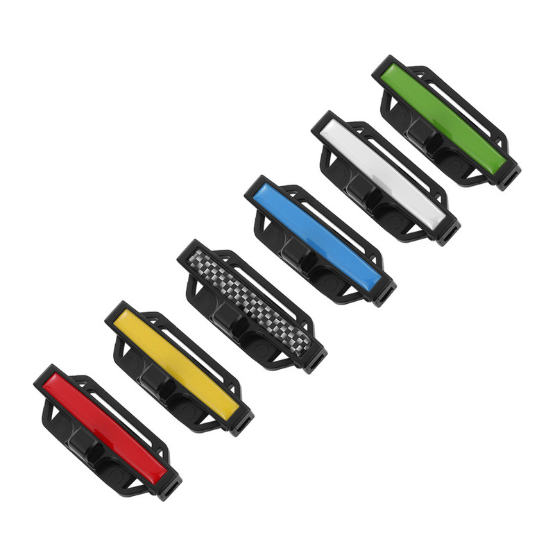 Új 2db autós biztonsági öv kapcsok Biztonsági övcsat autóformázó biztonsági ütköző övkapcsok beállító klip feszességét beállító gépkocsihoz