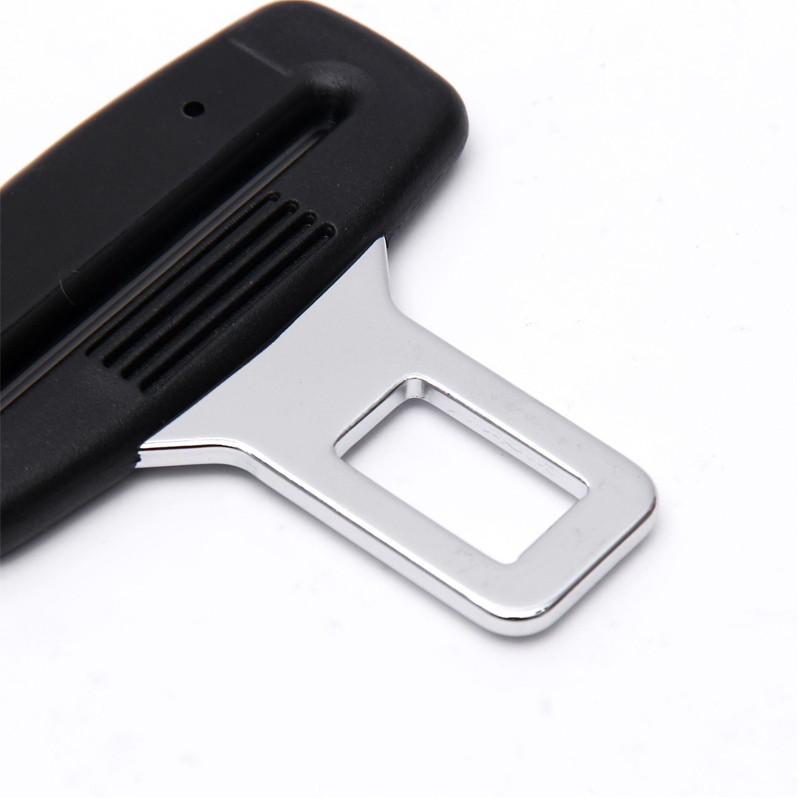 2,1 cm pločio automobilio saugos diržo spaustuko ilgintuvas Sauga Saugos diržo sagties kištukas Lizdas Juodas automobilinių aksesuarų vidus Tiesus užrakto liežuvėlis