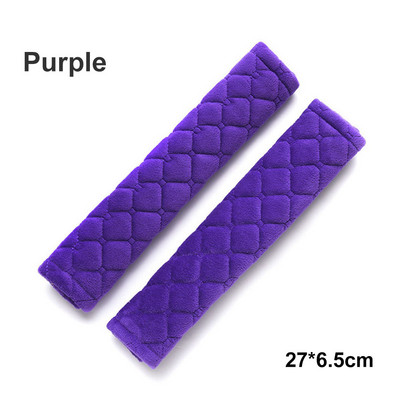 1 poros universalus automobilio saugos diržo užvalkalas, išsiuvinėtas pliušinis automobilio saugos diržo užvalkalas, reguliuojamas pečių kilimėlis, automobilio vidaus apdaila