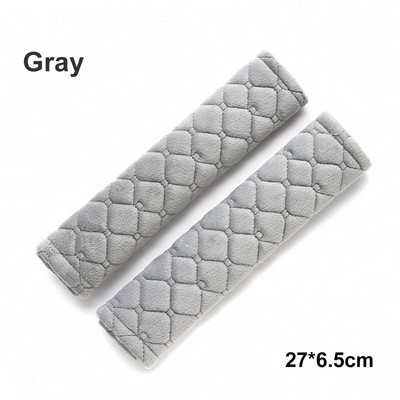 1 poros universalus automobilio saugos diržo užvalkalas, išsiuvinėtas pliušinis automobilio saugos diržo užvalkalas, reguliuojamas pečių kilimėlis, automobilio vidaus apdaila