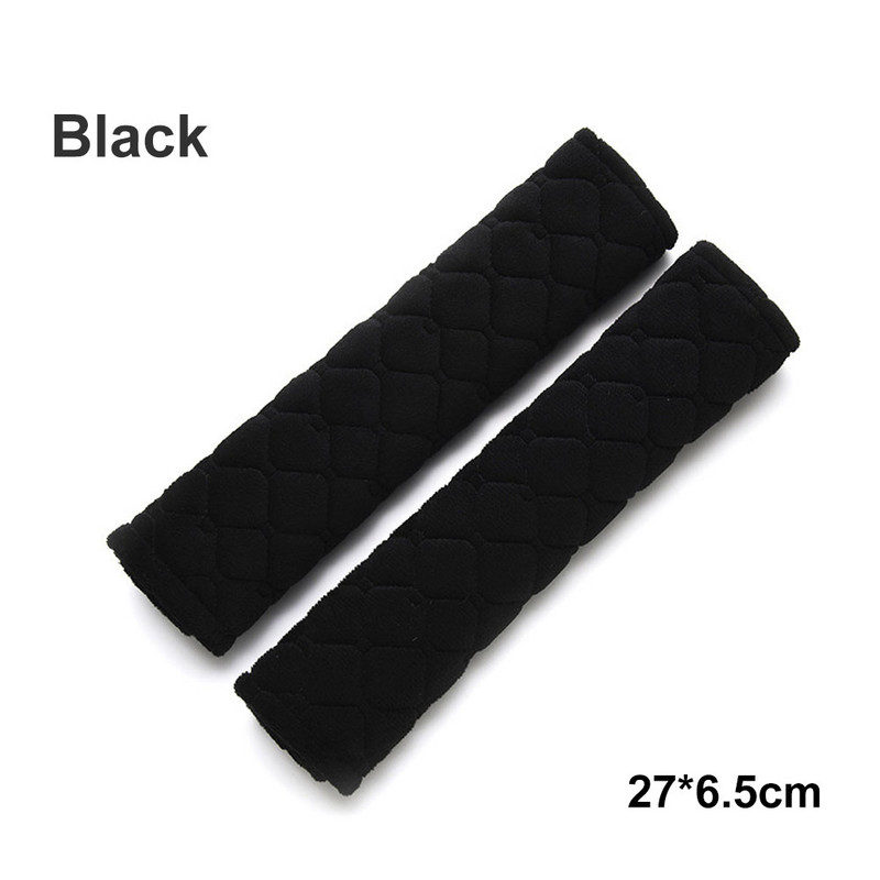 1 poros universalus automobilio saugos diržo užvalkalas, išsiuvinėtas pliušinis automobilio saugos diržo užvalkalas, reguliuojamas pečių kilimėlis, automobilio vidaus apdaila