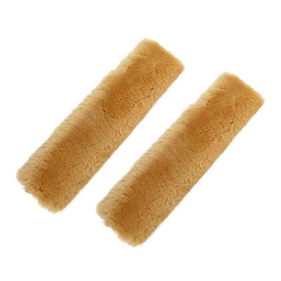 2vnt Minkštas automobilio saugos diržo užvalkalas avikailis saugos diržo pagalvės pagalvė saugos diržo saugos diržo dangtelis pečių pagalvėlės krepšiui automobilio priedams