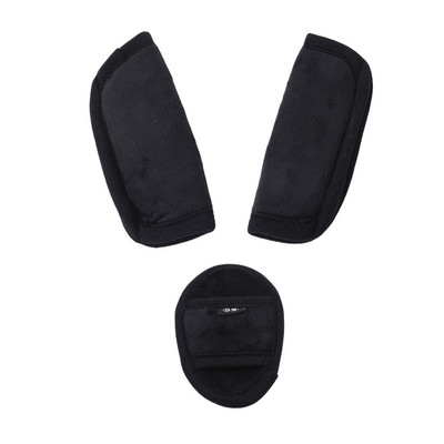 Aukštos kokybės automobilio saugos vaiko saugos diržo pečių apsaugos užvalkalas kūdikio vežimėlis su krepšelio apsauga tarpkojo saugos diržo dangteliu