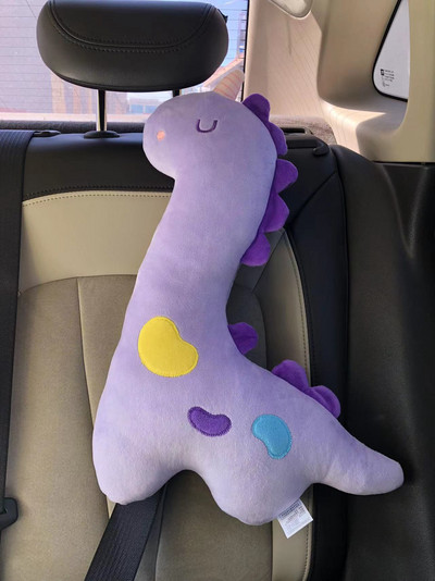 1 PC Jastuk za sigurnosni pojas žirafa u automobilu jastučići za ramena jastuk za vrat Jastuk za izvlačenje iz crtića Sigurnosni pojas za automobil jastučići za ramena navlaka za pojas