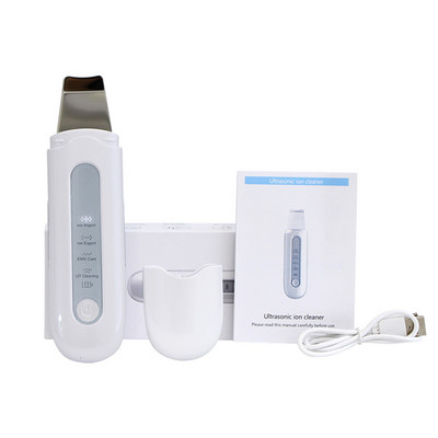 Ultrahangos bőrradír elektromos mélytisztító gép peeling lapát arc mitesszer pórustisztító bőrápoló készülék