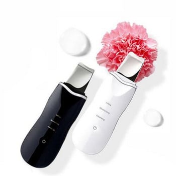 Μηχάνημα υπερήχων Skin Scrubber Facial Spatula Cleaner Face Cleaning Cavitation Peeling Black Skin Scrubber