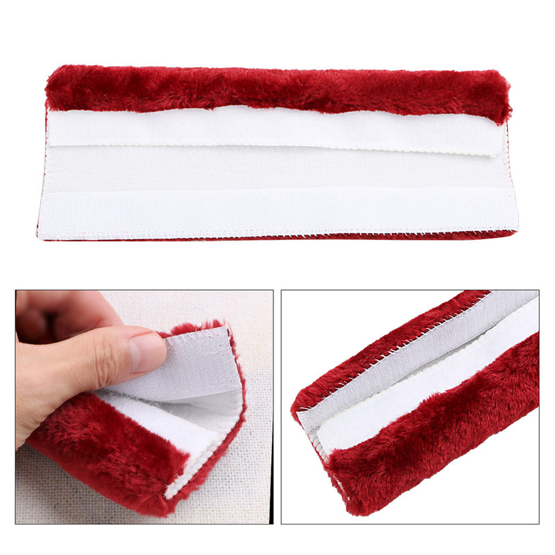 2 τμχ Μαλακό βελούδινο κάλυμμα ζώνης ασφαλείας αυτοκινήτου Μαξιλαράκι ώμου Χειμερινή άνετη οδήγηση Universal Automobiles Ζώνη ασφαλείας κάλυμμα καθίσματος ώμου