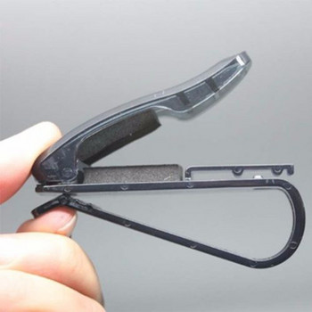 Универсален автомобилен слънцезащитен калъф за очила Държач за слънчеви очила Скоба за запечатване на кутия за моливи Калъф за очила Авточасти