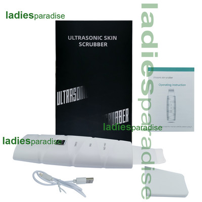 Ultrahangos arcbőrradír tisztító ion akne mitesszer eltávolító peeling lapát Beauty arcmasszírozó bőrápoló eszközök
