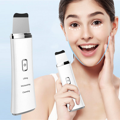 Υπερηχητικό Skin Scrubber Spatula Face Remover Blackhead Facial Shovel Clean Cavitation Peeling Cavitation Ion EMS Lift