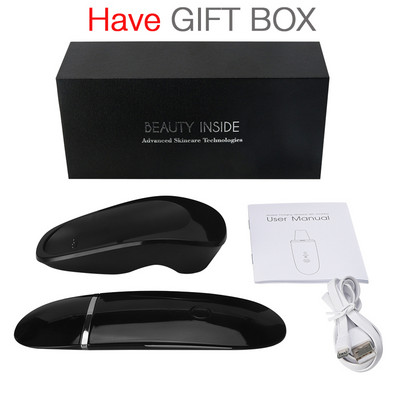 Ultragarsinis odos šveitiklio pagrindo įkrovimas spuogų inkštirų valiklis giliai valantis aparatas Joninis veido pakėlimas veido masažuoklis