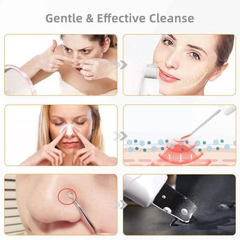 Υπερηχητικό Skin Scrubber Facial Spatula Shovel Ion Deep Face Cleaning Αφαίρεση πόρων Cleaner Face Lift Beauty Devices