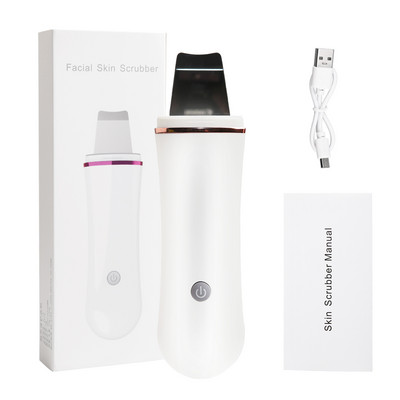 Ultrahangos Bőrradír Arc Spatula Lapát Ion Arc Mélytisztító Mitesszer eltávolító Pórustisztító Arc Lift Beauty Devices