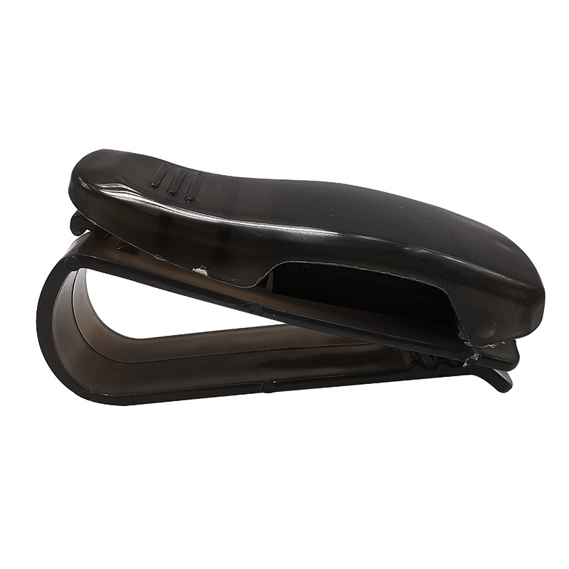 1 tk Hot Sale Auto Kinnitus Klapp Auto Tarvikud ABS Auto Sõiduk Päikesesirm Päikeseprillid Prillid Prillide Hoidikud Piletiklamber