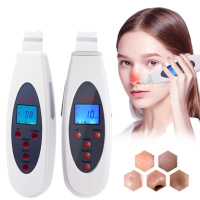 Kezdőlap Ultrahangos bőrradír mély arctisztító gép eltávolítása arc ultrahangos peeling lapát tiszta lifting spatula eszköz
