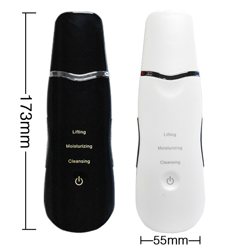 Ultrahangos bőrradír Arc mitesszer akne eltávolító készülék peeling lapát hámlasztó Clean Machine arc vibrációs masszírozó