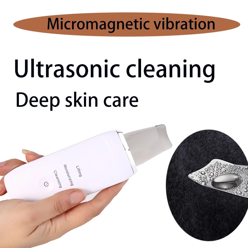 Bőrápolás Ultrahangos súroló Mélytisztító Arc Peeling Kavitációs Ultrahangos Spatula Bőrhámlasztó Szépségműszer