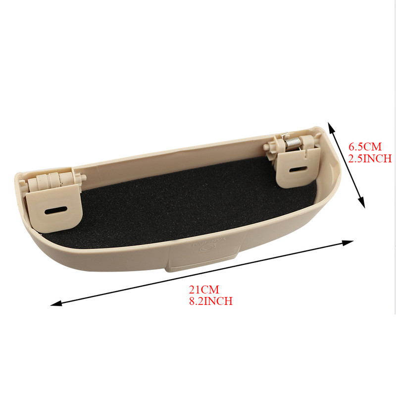 Carmilla ABS autós napszemüvegtartó szemüvegtok Ford Kuga Escape Focus 2 3 4 MK2 MK3 MK4 2009-2017 Ecosport New Fiesta MK7-hez