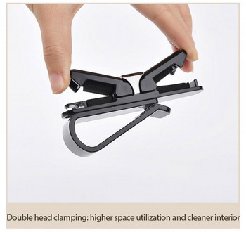 Auto Sun Visor Glasses Fastener Clip Holder for Glasses Sunglasses Κάρτα εισιτηρίου Universal πολλαπλών λειτουργιών εσωτερικά αξεσουάρ