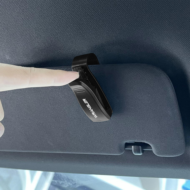 Suport pentru ochelari auto Accesorii clip pentru card pentru Jeep RENEGADE PATRIOT WRANGLER COMMANDER CHEROKEE COMPASS TRAILHAWK LIBERTY RUBICON