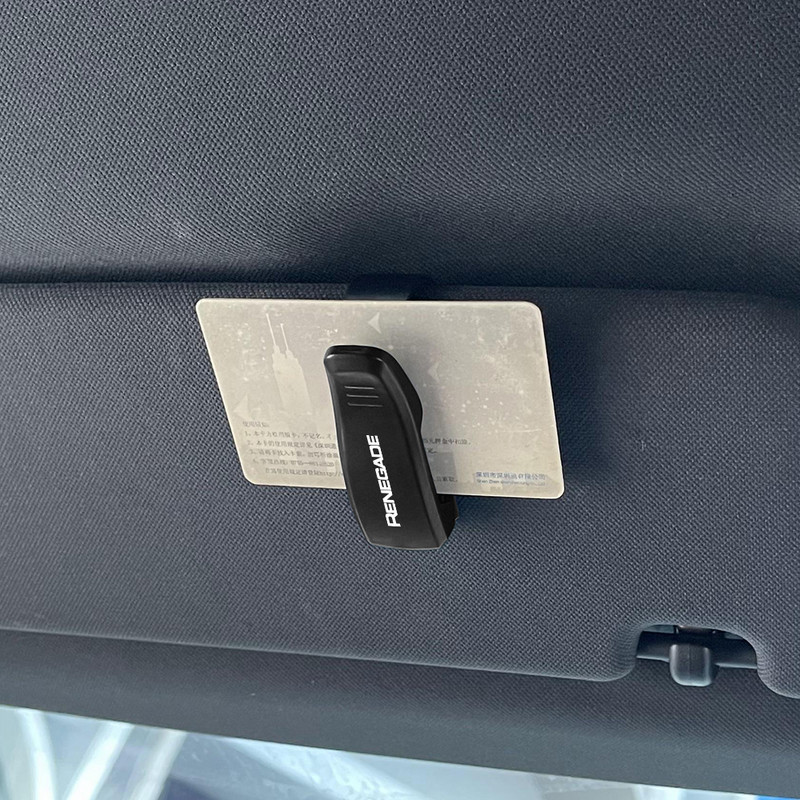 Suport pentru ochelari auto Accesorii clip pentru card pentru Jeep RENEGADE PATRIOT WRANGLER COMMANDER CHEROKEE COMPASS TRAILHAWK LIBERTY RUBICON