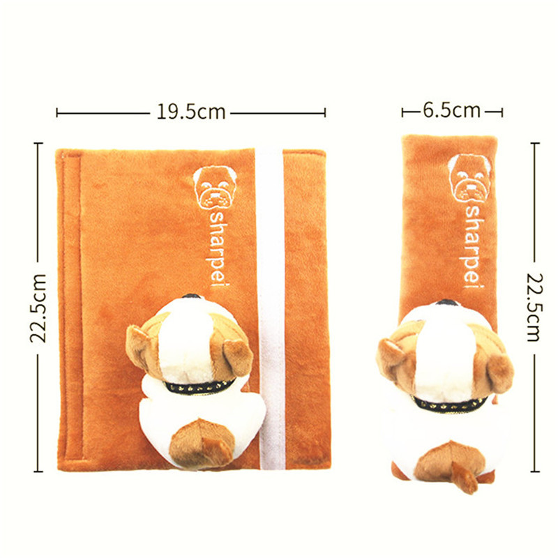 Cu desene animate drăguț capac centură de siguranță centură de siguranță pernă pentru cureaua de umăr pernă de protecție pentru copii/copii ornamente cu animale de jucărie