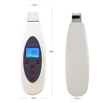 Ultrasonic Exfoliating Clean Tone Upgrade Red Dot Button Facial Scraper Cleansing Acne Removal Facial Massager