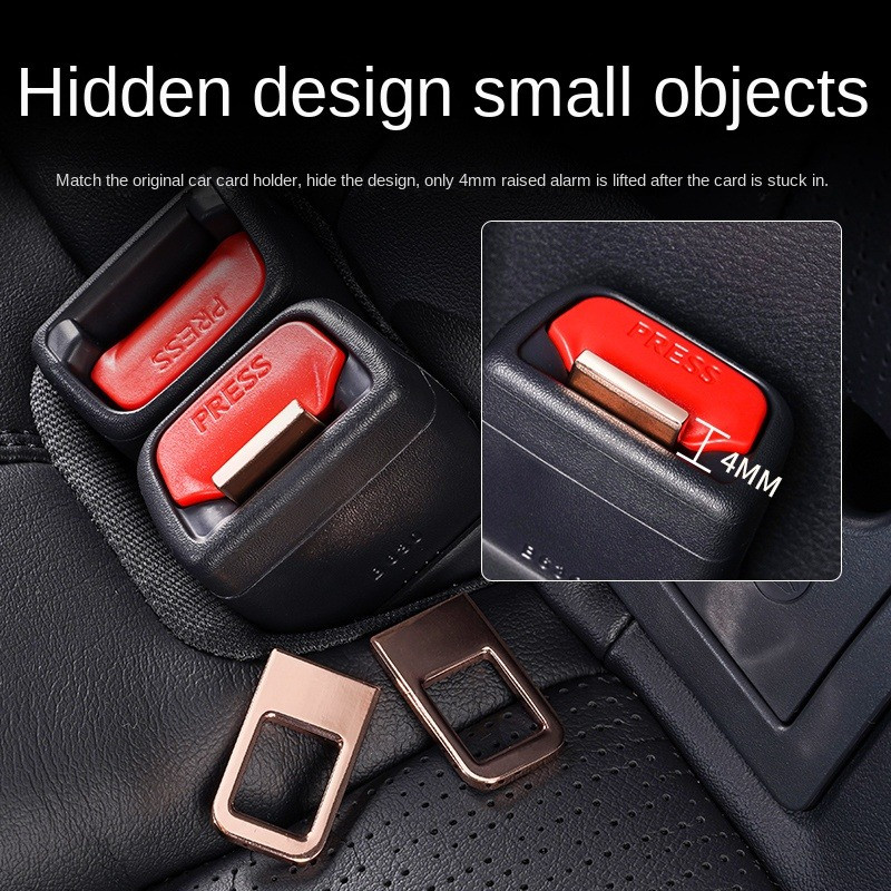 1 db új rejtett autós biztonsági öv csatcsat autós biztonsági öv dugós dugó járműbe szerelhető univerzális belső kiegészítők