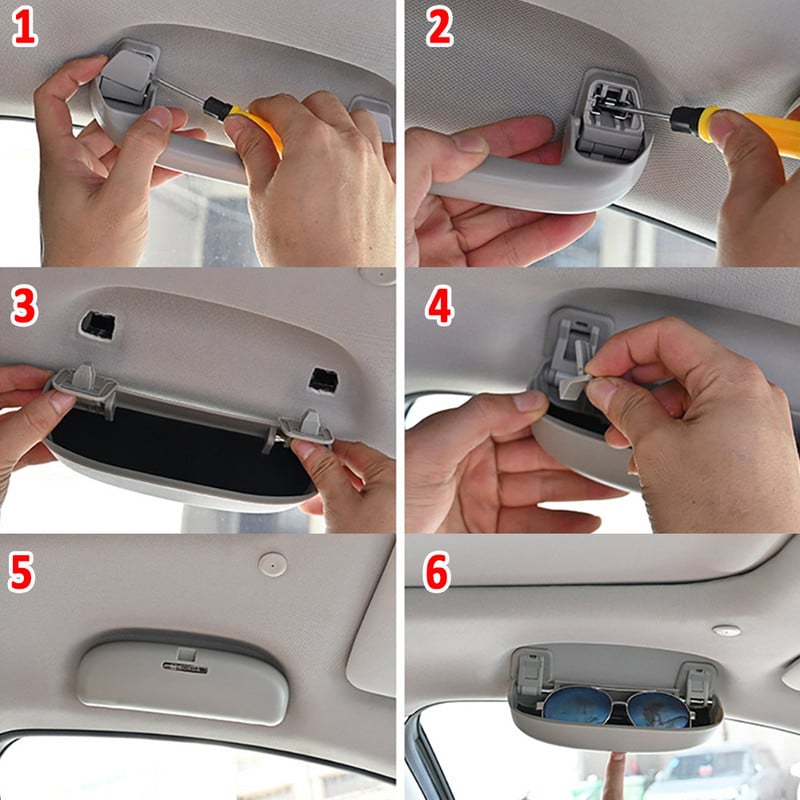 Zlord Auto napszemüveg tartó Volkswagen VW Tiguan MK2 2017-2021 Passat B8 Touran 2016 - 2021 napszemüveg tárolódobozhoz