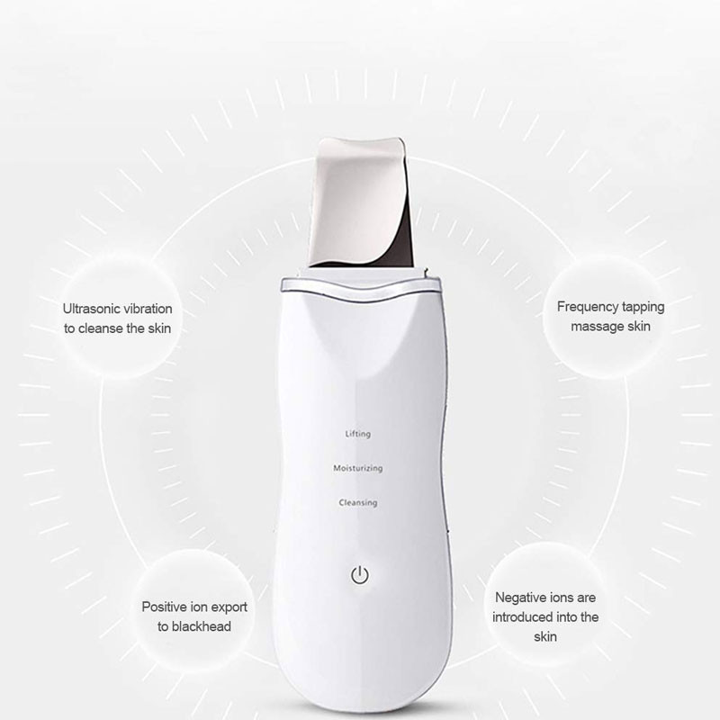 Ultrahangos bőrradír mély arctisztító gép peeling lapát arc pórustisztító arcbőrradír lifting gép