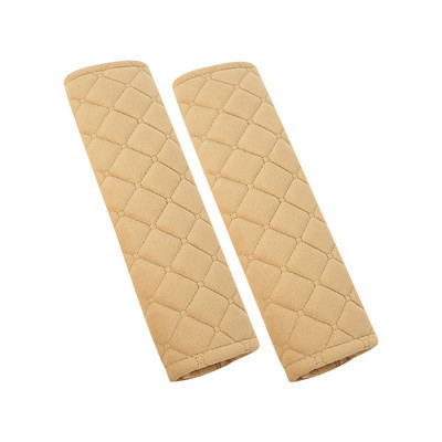 1/2 vnt Minkštas automobilio saugos diržo užvalkalas Universalus saugos diržo užvalkalas Šiltas pliušinis pečių pagalvėlės apsauga saugos diržo pečių apsauga