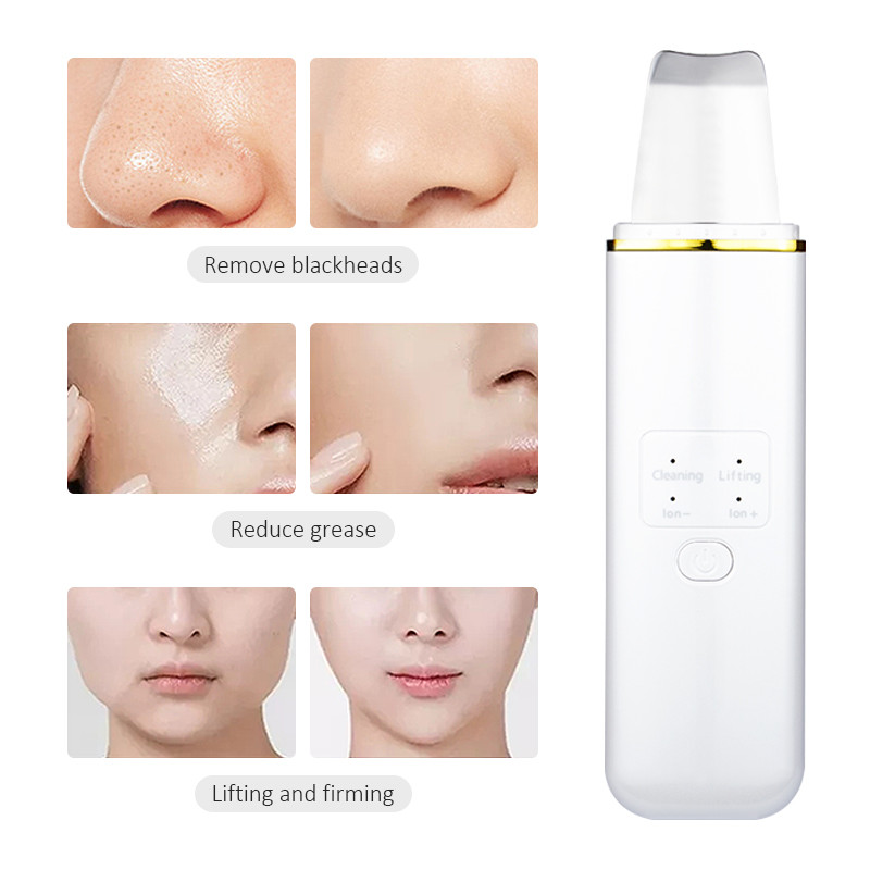 Bőrradír dobozos mély arctisztító lapátos spatula nem ultrahangos arcradír Peeling mitesszer eltávolító lift masszírozó