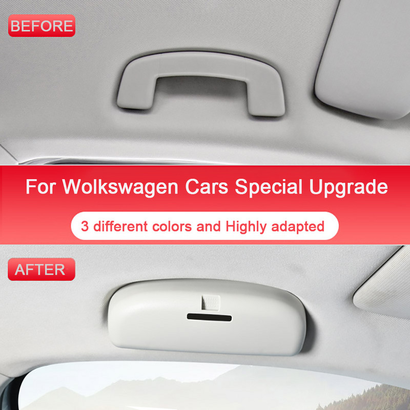 Auto päikeseprillide hoidik päikeseprillide hoiukarp Volkswagen VW Tiguan MK2 2017 - 2021 Passat B8 Touran 2016 - 2021