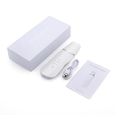 Ultrahangos bőrradír vibrációs arc spatula mitesszer eltávolító arcradír lapát Tiszta kavitációs peeling arc lifting