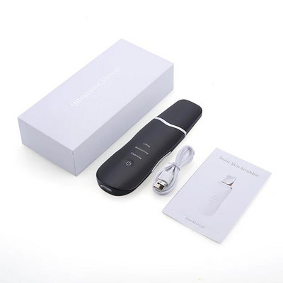 Ultrahangos bőrradír vibrációs arc spatula mitesszer eltávolító arcradír lapát Tiszta kavitációs peeling arc lifting