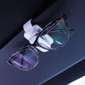 Най-новата щипка за очила с козирка за слънце Универсална закопчалка за карти за билети за интериор на кола Преносими щипки за държачи за слънчеви очила Автоаксесоари