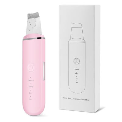 Újratölthető ultrahangos arctisztító bőr ultrahang gép súroló tisztító vibráció mitesszer eltávolító arc pórus peeling
