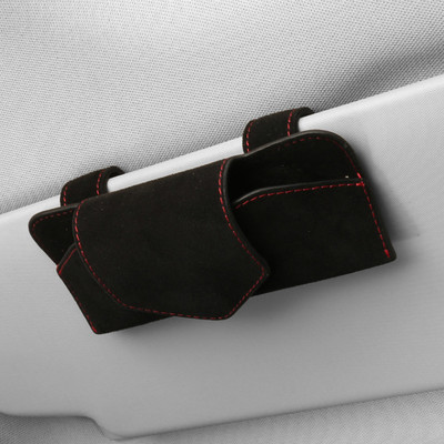 Autós Visor Napszemüveg Tok Velúr Szemüveg Clip Rendező Szemüvegtartó Védő Tároló Rendszerező Mágneses Zárással