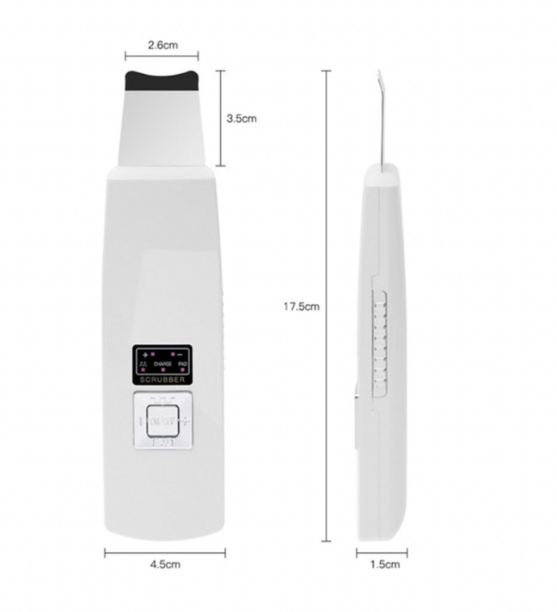 Ultrahangos bőrradír mély arctisztító akne mitesszer eltávolítása arc lifting ultrahangos peeling tiszta bőrápoló eszköz