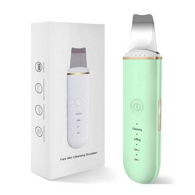 Ultrahangos Bőrradír Vibráló Borotva Mitesszer eltávolító Tiszta Kavitációs Peeling Arc Lifting Bőrápoló