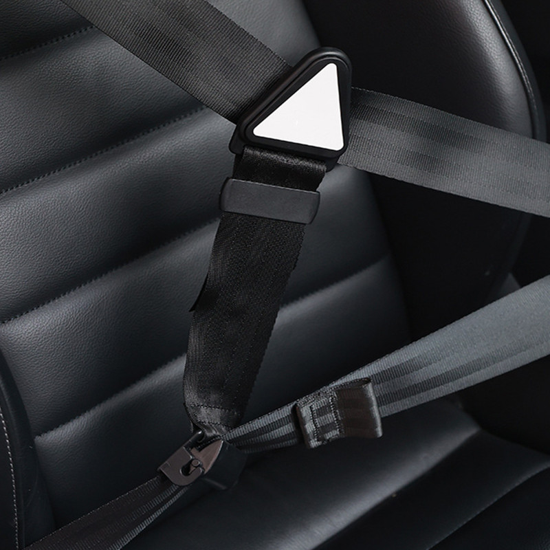 Naujas 1vnt automobilio saugos diržo laikiklis vaiko reguliatorius sėdynės trikampis laikiklis vaiko ribotuvas saugos diržo dirbinys