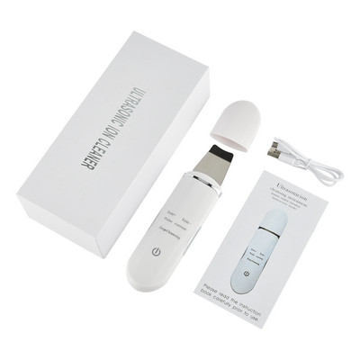 Ultrazvučni piling kože Stroj za čišćenje lica Sredstvo za uklanjanje mitesera Lopata za ljuštenje Čistač Masažer za lice Alati za njegu kože