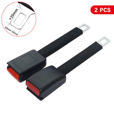 Universalus saugos diržo ilgintuvas Plieninė saugos diržo sagtis, skirta 20-22 mm liežuvio automobilio saugos diržo segtuko pratęsimo kištuko sagties saugos diržo segtukas