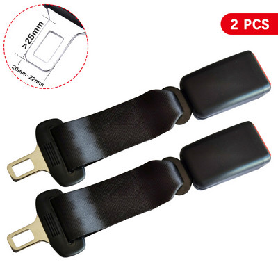 Universalus saugos diržo ilgintuvas Plieninė saugos diržo sagtis, skirta 20-22 mm liežuvio automobilio saugos diržo segtuko pratęsimo kištuko sagties saugos diržo segtukas