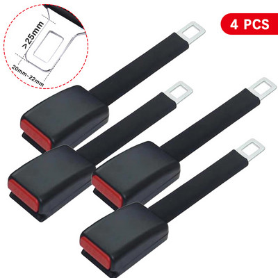 Universalus saugos diržo ilgintuvas Plieninė saugos diržo sagtis, skirta 20-22 mm liežuvio automobilio saugos diržo segtuko pratęsimo kištuko sagties saugos diržo segtukas