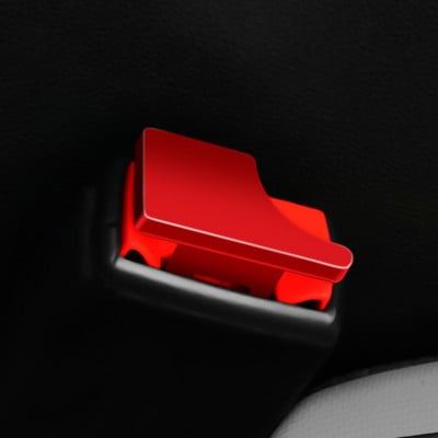 1db autó biztonsági övzár csatfej kapocs univerzális rejtett fém biztonsági öv dugó riasztótörlő dugó belső kiegészítők