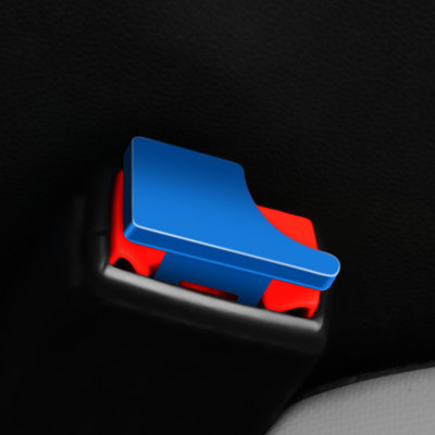 1db autó biztonsági övzár csatfej kapocs univerzális rejtett fém biztonsági öv dugó riasztótörlő dugó belső kiegészítők