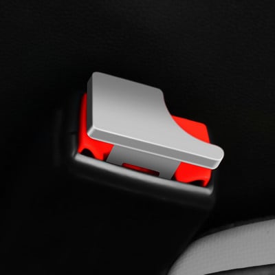 1db autó biztonsági övzár csatfej kapocs univerzális rejtett fém biztonsági öv dugó riasztótörlő dugó belső kiegészítők